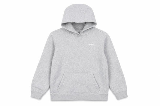 Nike Boys Grey Pullover Hoodie 12-13 Years Regular Fit Logo Sportswear