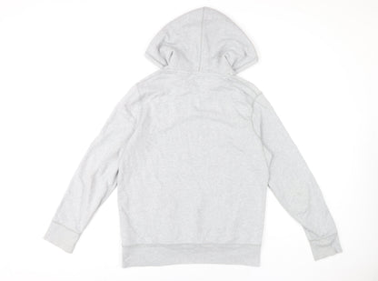 Levi's Womens Grey Pullover Hoodie Small Regular Fit Fleece