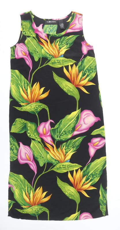 Sag Harbor Womens Multicoloured Size 8 Tropical Floral Shift Dress