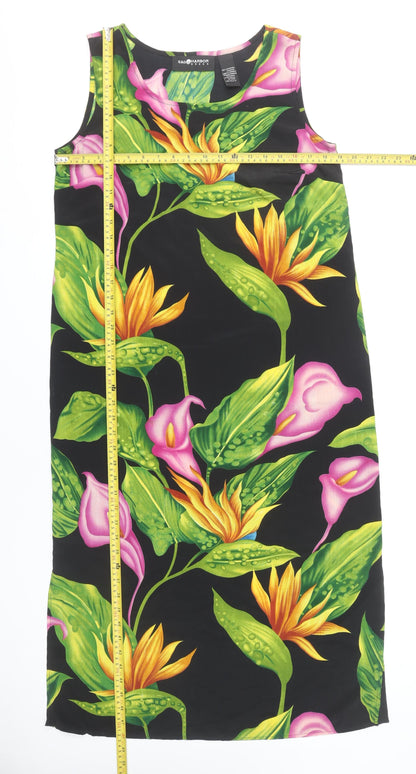 Sag Harbor Womens Multicoloured Size 8 Tropical Floral Shift Dress