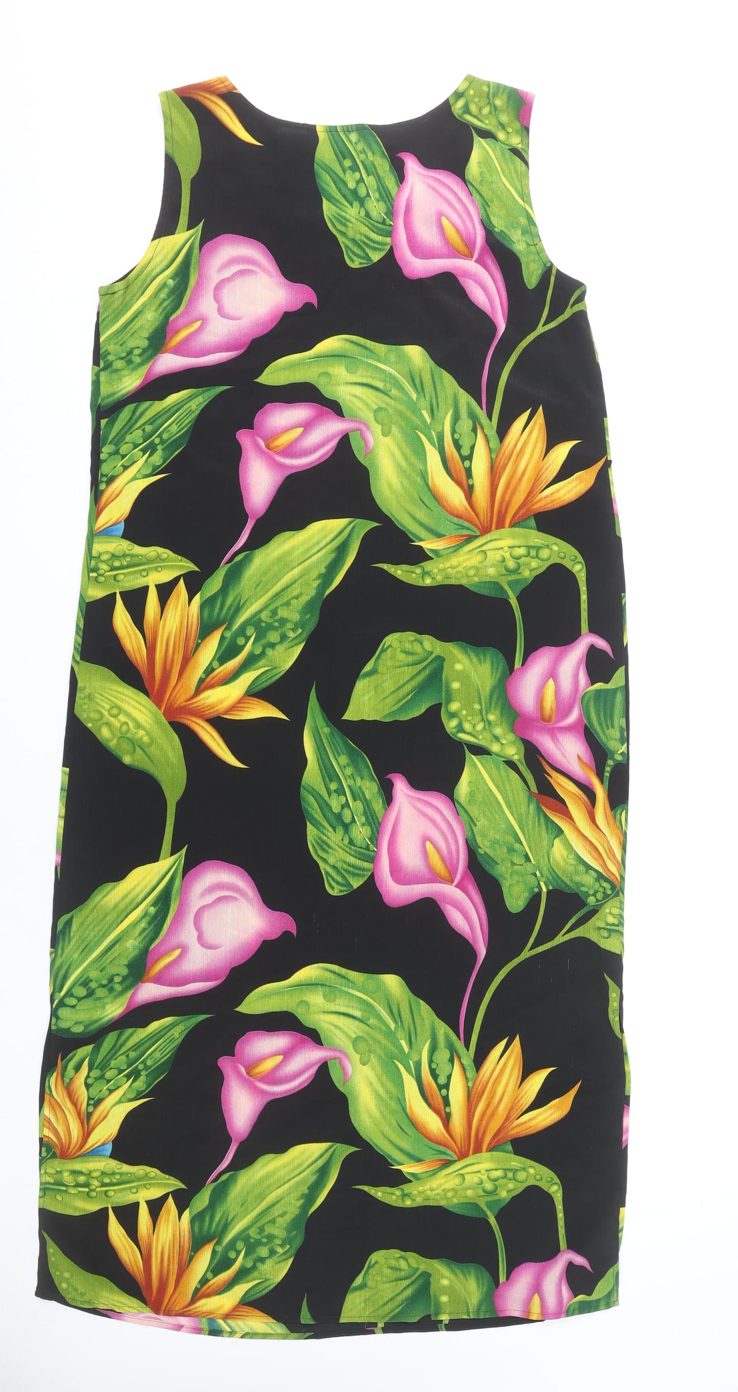 Sag Harbor Womens Multicoloured Size 8 Tropical Floral Shift Dress