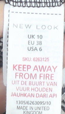 New Look Women’s Multicoloured Animal Print Midi A-Line Skirt Size 10