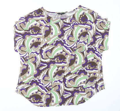 Womens UK Size 18 NEXT Multicoloured Tunic Blouse