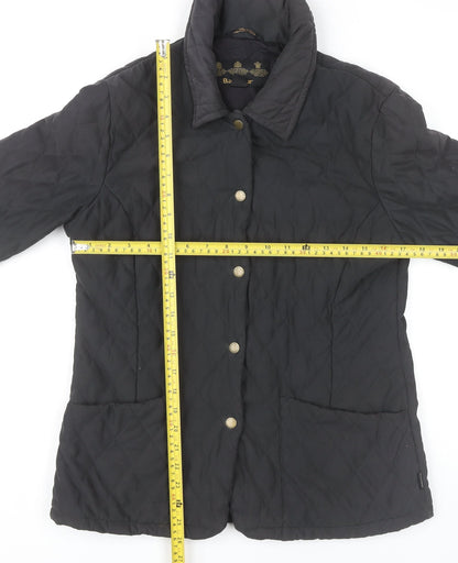 Barbour Women’s Black Outdoor Country Jacket Size 10