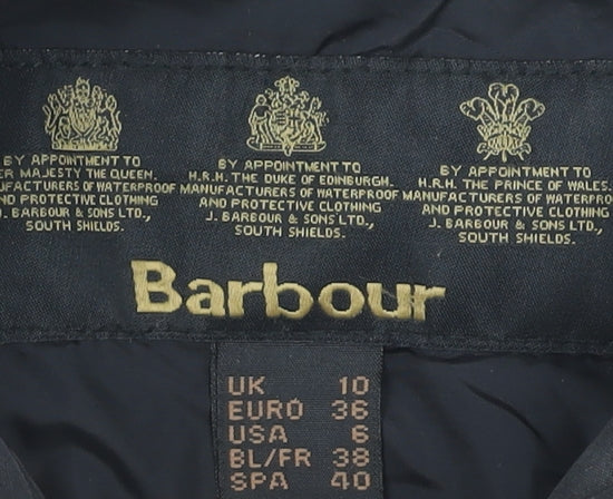Barbour Women’s Black Outdoor Country Jacket Size 10