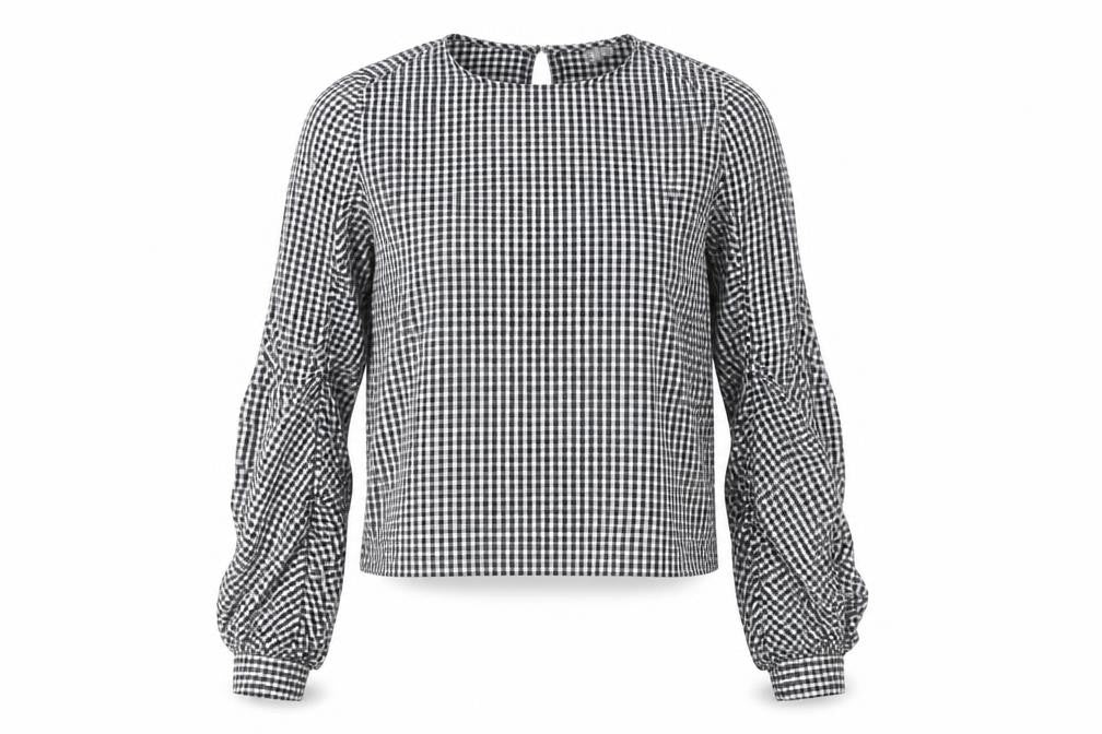 Womens UK Size 6 ASOS Black Basic Blouse