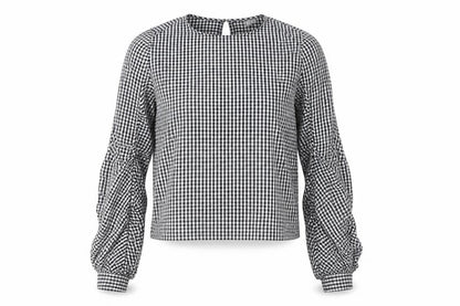 Womens UK Size 6 ASOS Black Basic Blouse