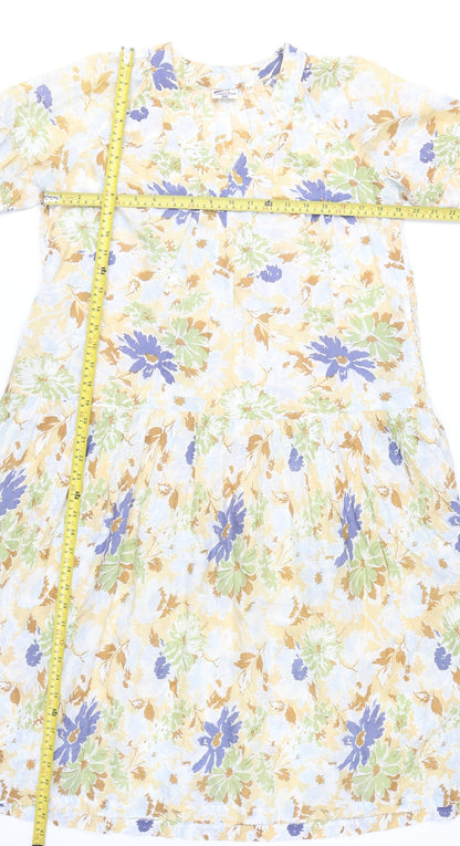 French Connection Womens Multicoloured Floral A-Line Dress M