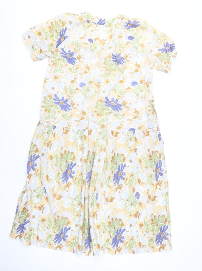French Connection Womens Multicoloured Floral A-Line Dress M