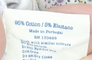 Jack Wills Womens Multicoloured Floral Tank Top UK 8 Cotton