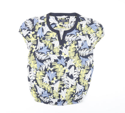 Womens UK Size 10 Maine New England Multicoloured Tunic Blouse
