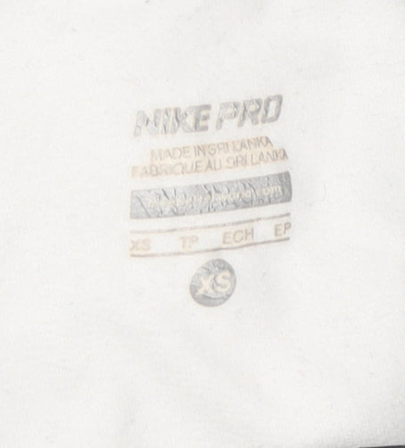 Nike Women’s Grey XS Pro Compression Leggings Slim Fit Sportswear