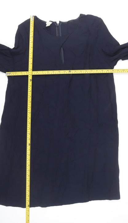 Monsoon Women’s Blue Size 16 Beaded Cuff Shift Dress