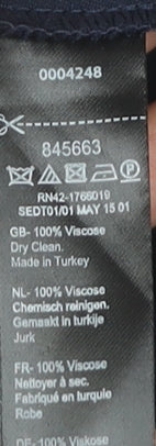 Monsoon Women’s Blue Size 16 Beaded Cuff Shift Dress