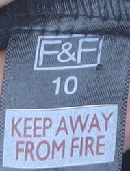 F&F Women’s Black Beige Colourblock Sheath Dress Size 10