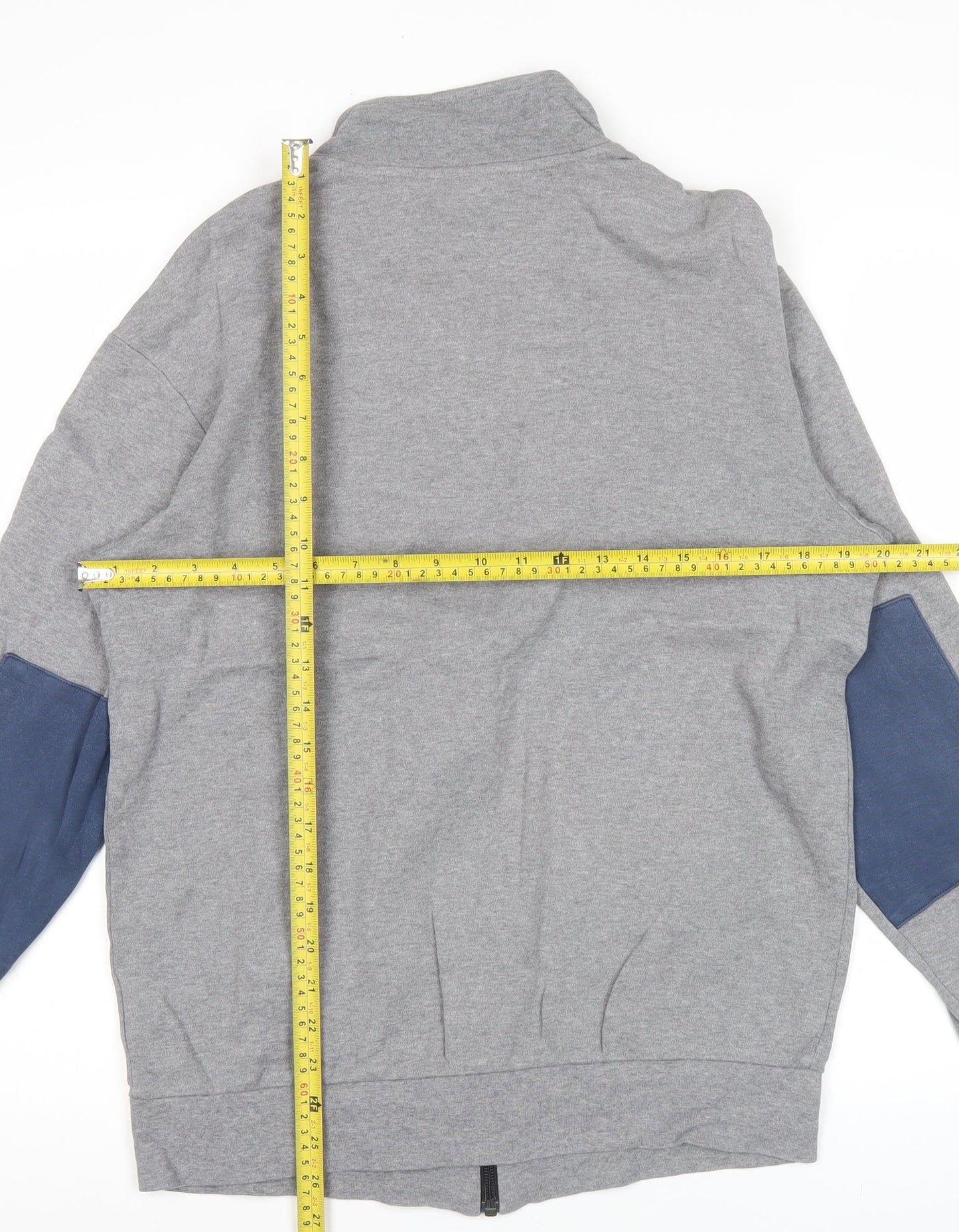 Adidas Mens Grey M Track Jacket Full Zip Cotton Sportswear