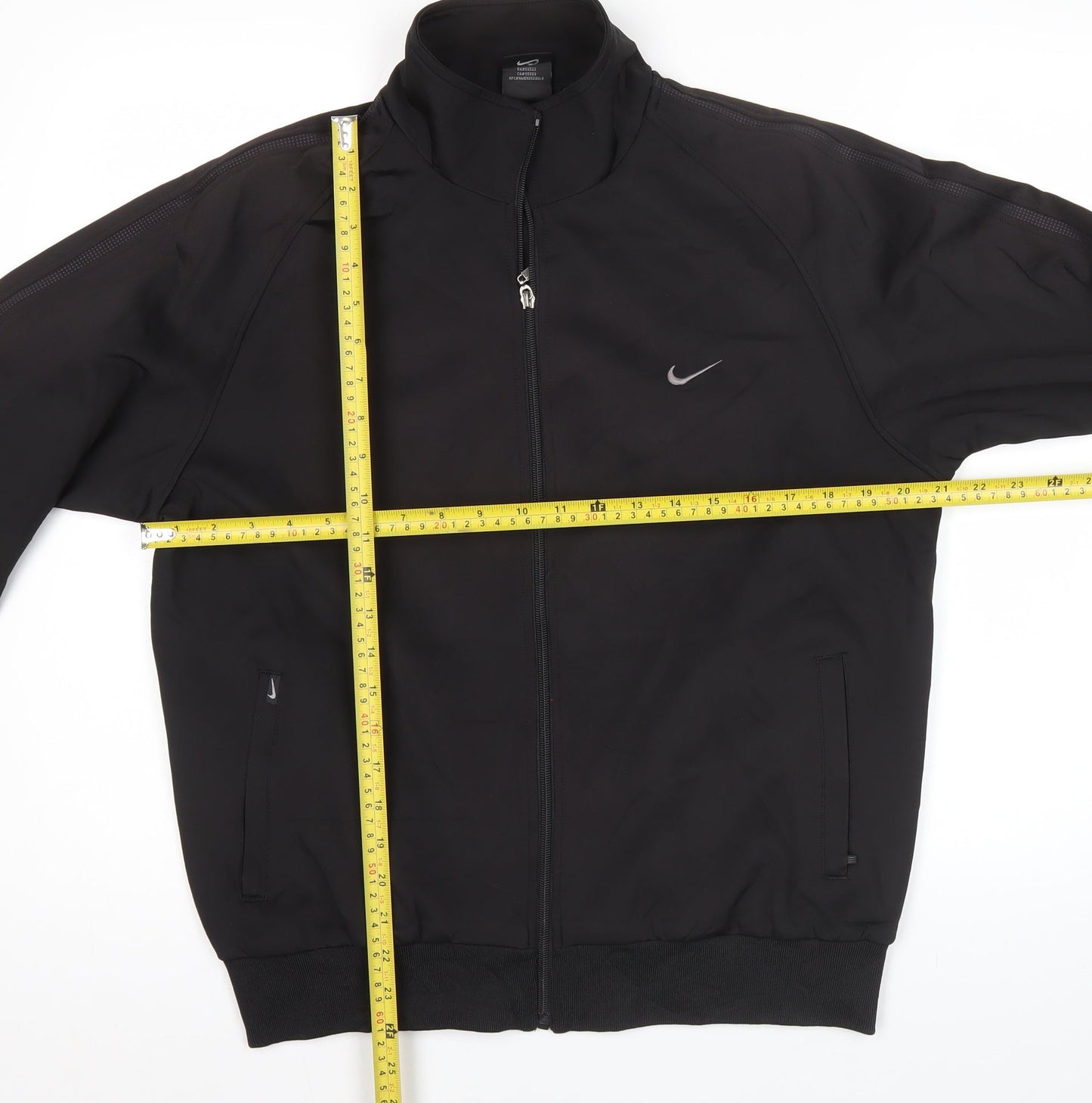 Nike Men's Black L Track Jacket Clima-Fit Full Zip Sportswear