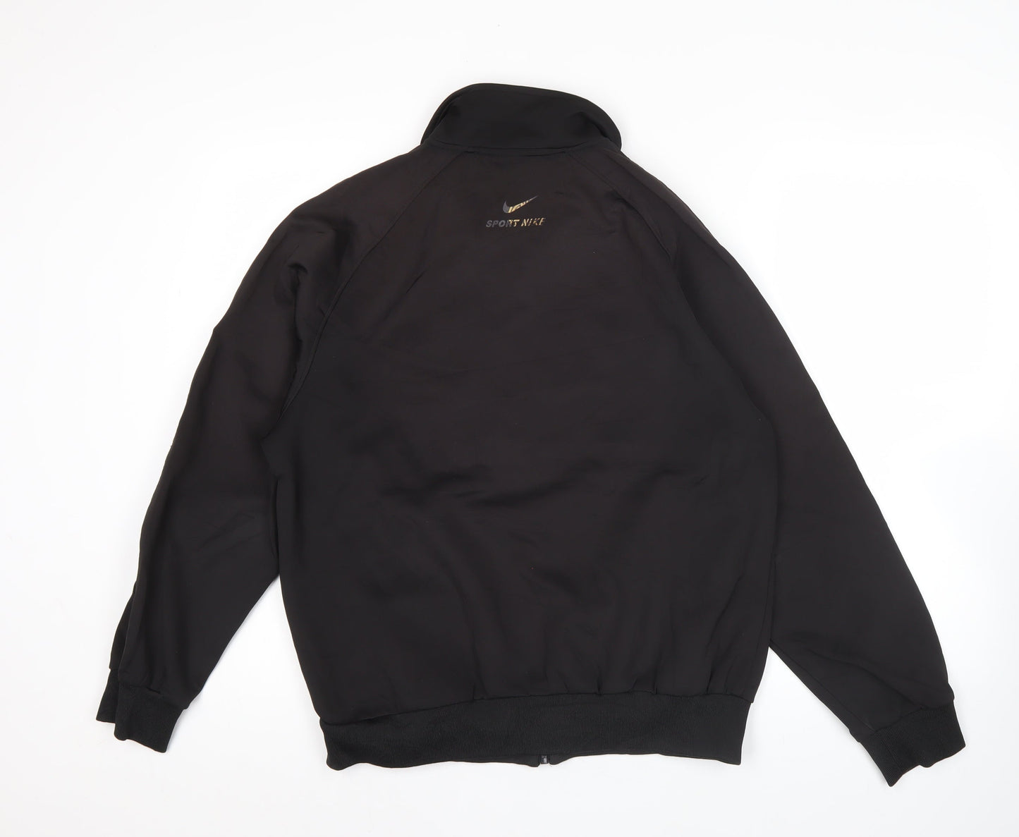 Nike Men's Black L Track Jacket Clima-Fit Full Zip Sportswear