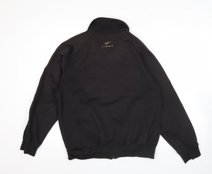 Nike Men's Black L Track Jacket Clima-Fit Full Zip Sportswear