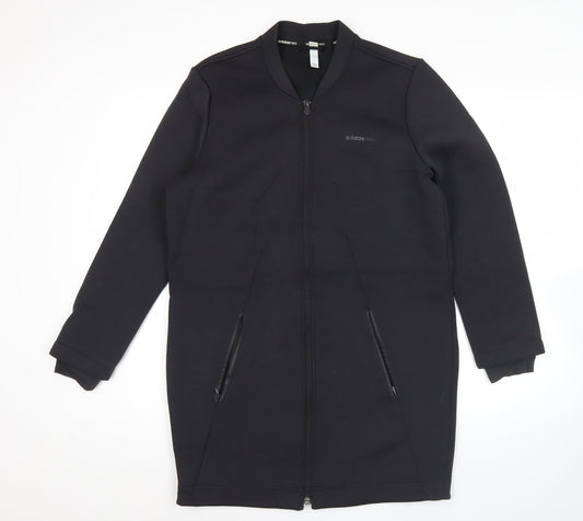 Adidas Men’s Black XS Long Full Zip Activewear Jacket