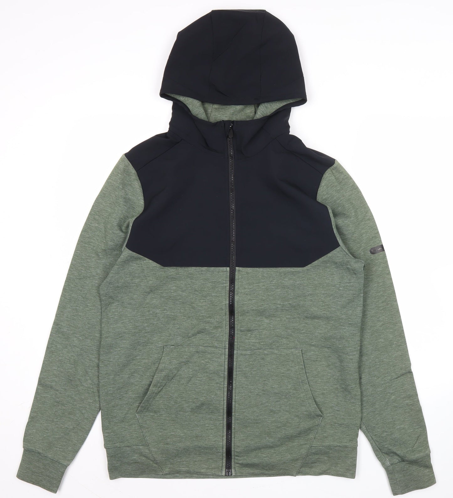 Under Armour Men’s Green Full Zip Hoodie Size M Athletic Fit