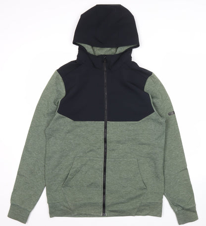 Under Armour Men’s Green Full Zip Hoodie Size M Athletic Fit