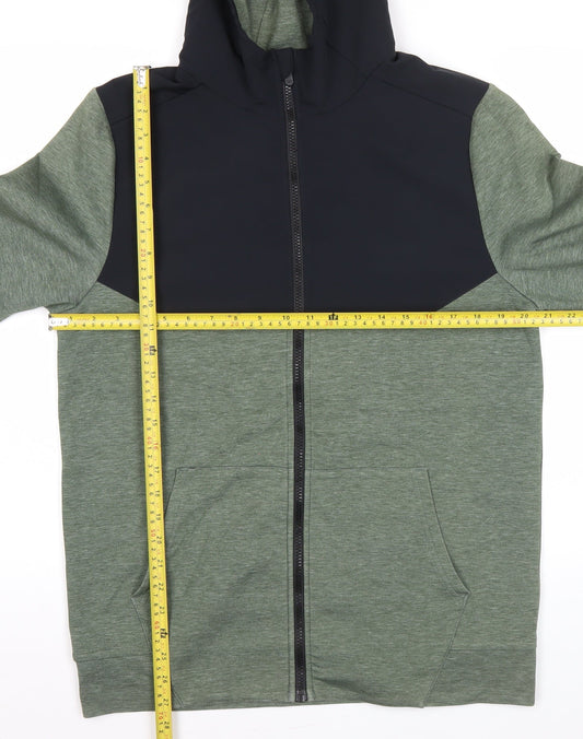 Under Armour Men’s Green Full Zip Hoodie Size M Athletic Fit