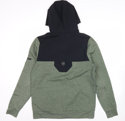 Under Armour Men’s Green Full Zip Hoodie Size M Athletic Fit