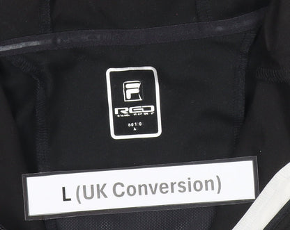 Fila Men's Black L Track Jacket Hooded Lightweight Softshell