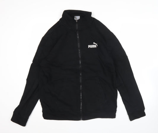 Puma Men's Black L Track Jacket Full Zip Sportswear