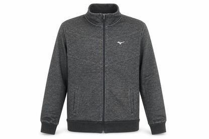 Mizuno Men's Grey L Track Jacket Full Zip Sportswear
