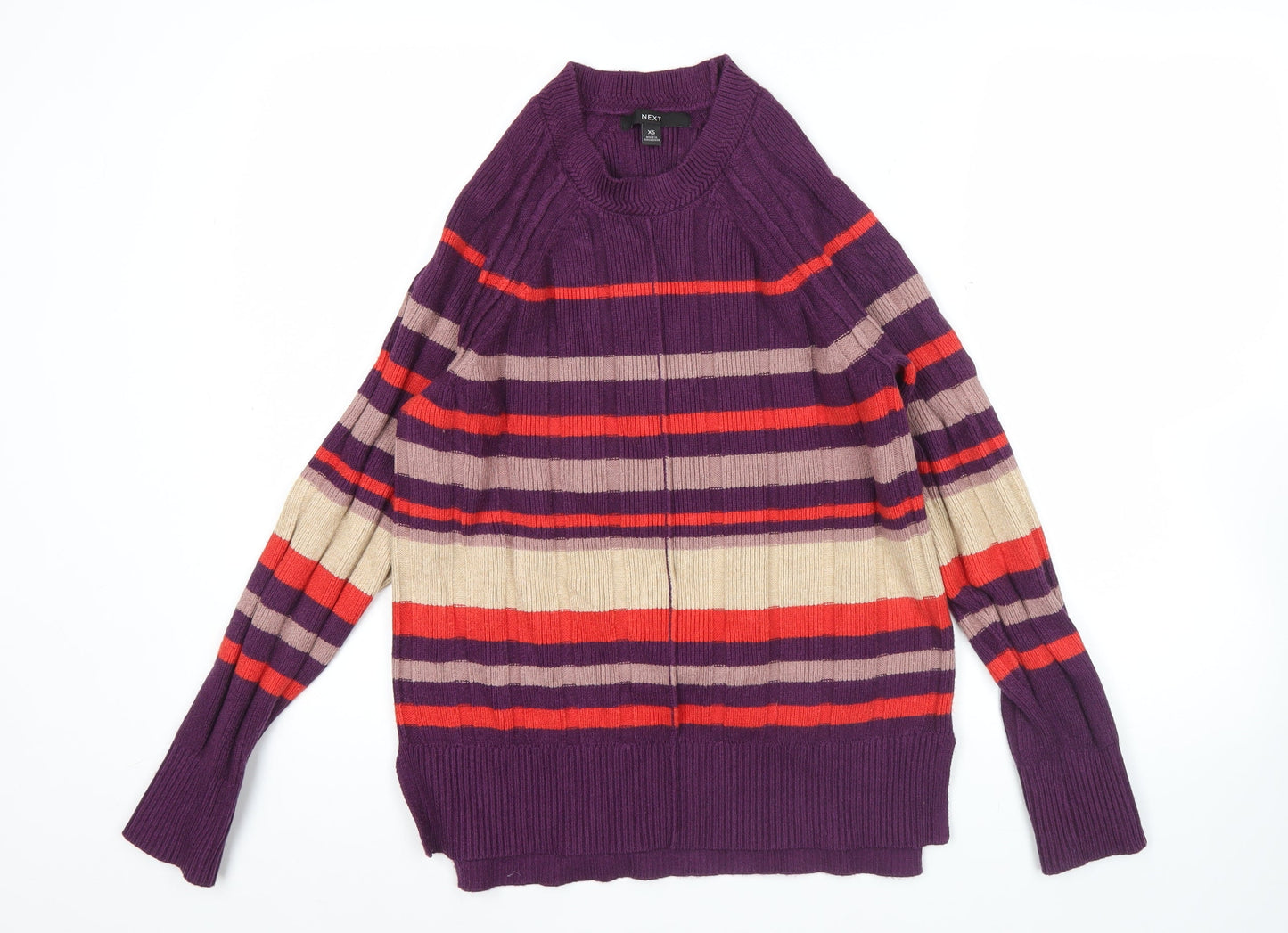 Womens UK Size XS NEXT Multicoloured Pullover Jumper