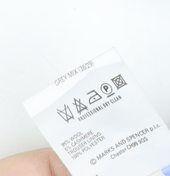 Marks and Spencer Men’s Grey Wool Cashmere Dress Pants 36W 29L