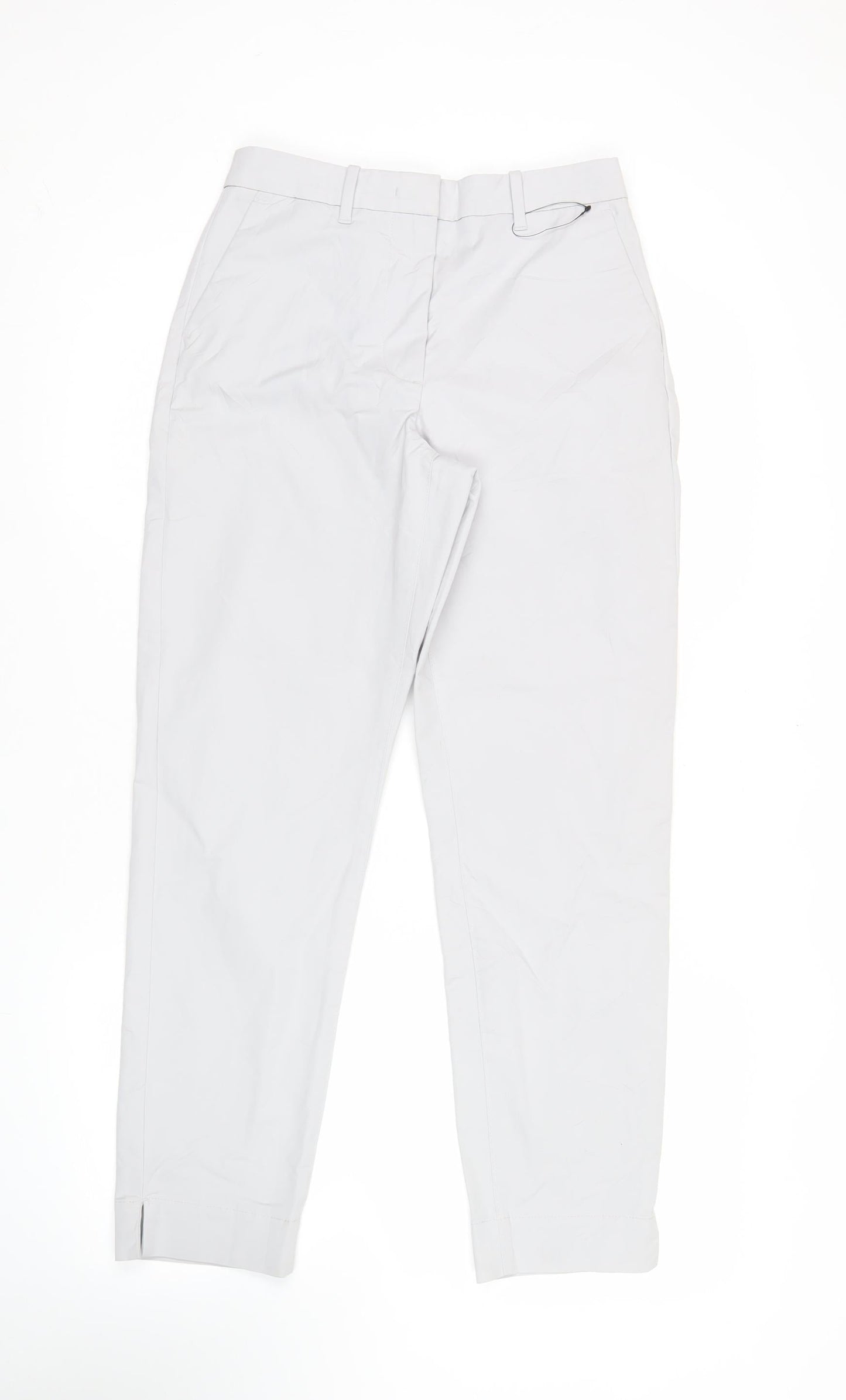 Womens UK Size 6 Marks and Spencer Regular Fit Chino Grey Trousers