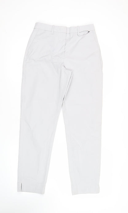 Womens UK Size 6 Marks and Spencer Regular Fit Chino Grey Trousers