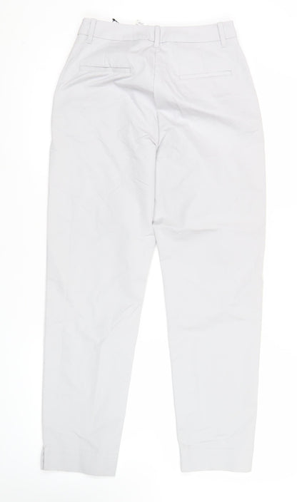 Womens UK Size 6 Marks and Spencer Regular Fit Chino Grey Trousers
