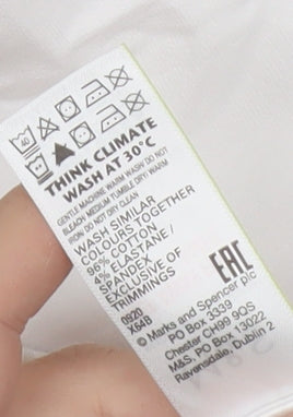 Marks and Spencer Women’s White Jogger Trousers Size 16