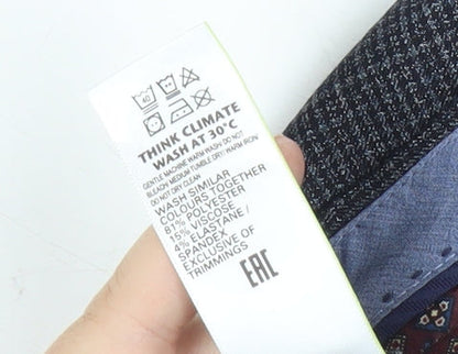 Marks and Spencer Men's Blue Check Skinny Dress Pants 28x29