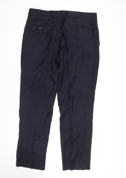 Zara Man Slim Fit Black Formal Dress Pants Trousers Men’s 36W 30L