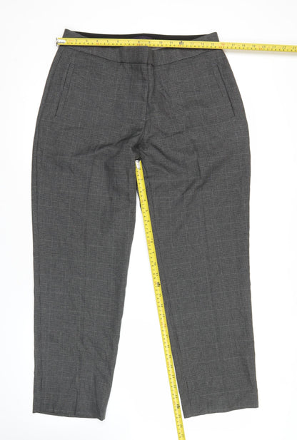 Womens UK Size 12 Marks and Spencer Regular Fit Dress Pants Grey Trousers