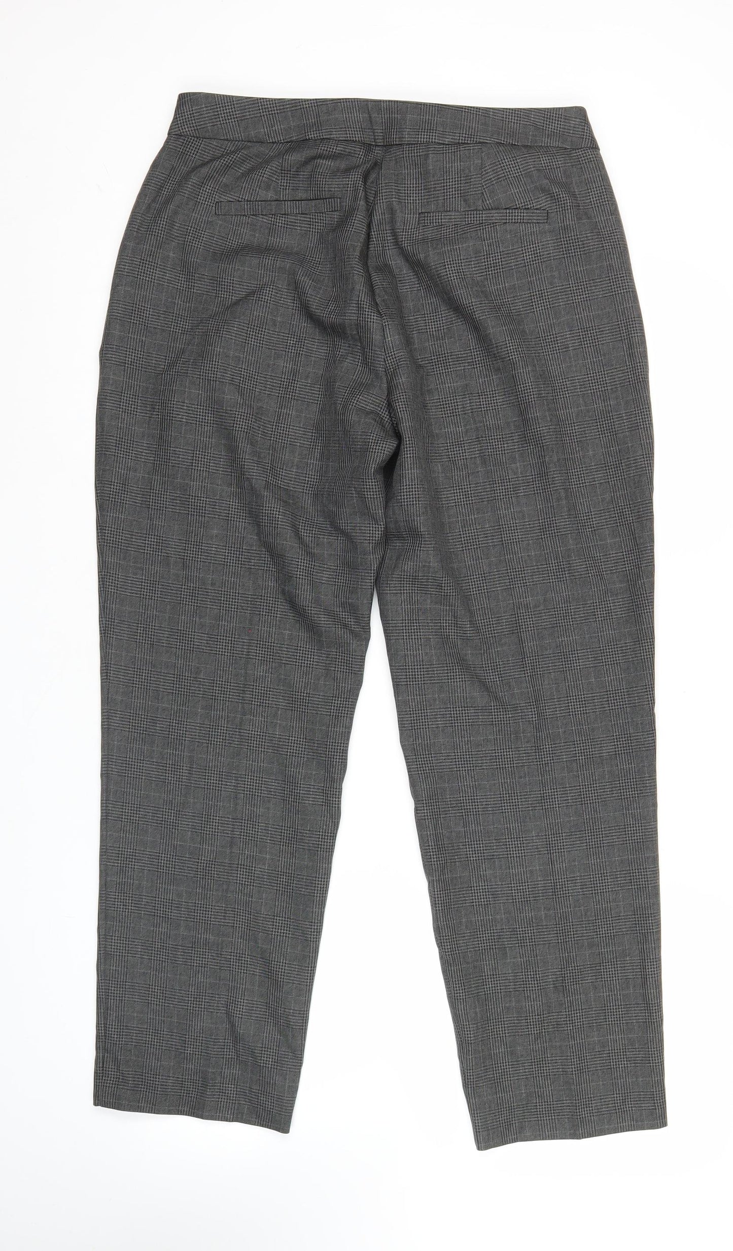 Womens UK Size 12 Marks and Spencer Regular Fit Dress Pants Grey Trousers