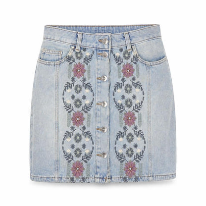 Womens UK Size 8 TU Straight & Pencil Denim Skirt