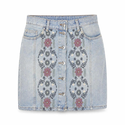 Womens UK Size 8 TU Straight & Pencil Denim Skirt