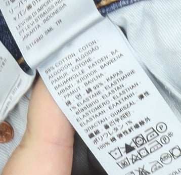 Levi's 512 Men's Blue Regular Fit Straight Denim Jeans W30 L30