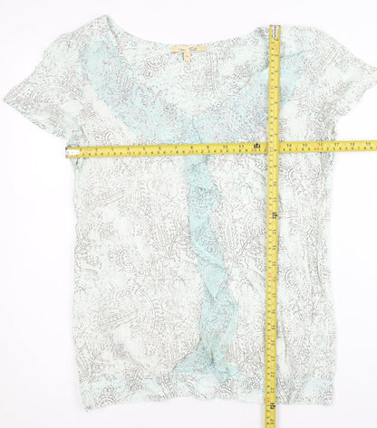Womens UK Size 12 NEXT Multicoloured Tunic Blouse