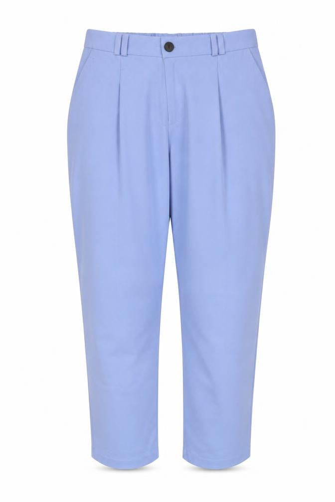 Womens UK Size 14 Topshop Regular Fit CasualBusiness Blue Trousers