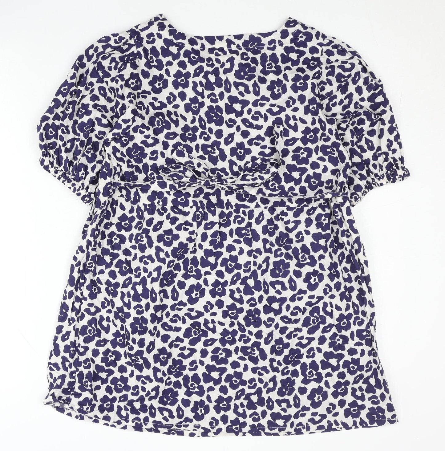 Womens UK Size S JoJo Maman Bébé Purple Tunic Blouse