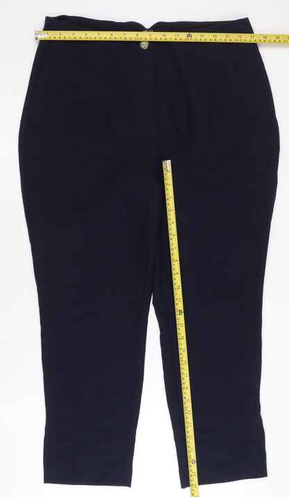Next Women’s Blue Skinny Trousers UK 14 Slim Workwear