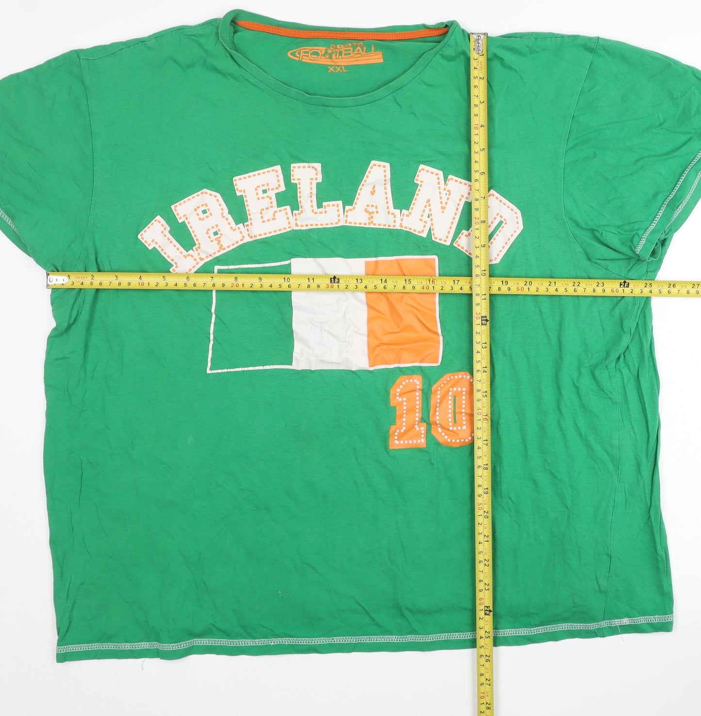 Cedarwood State Unisex Green Ireland Football Graphic T-Shirt 2XL