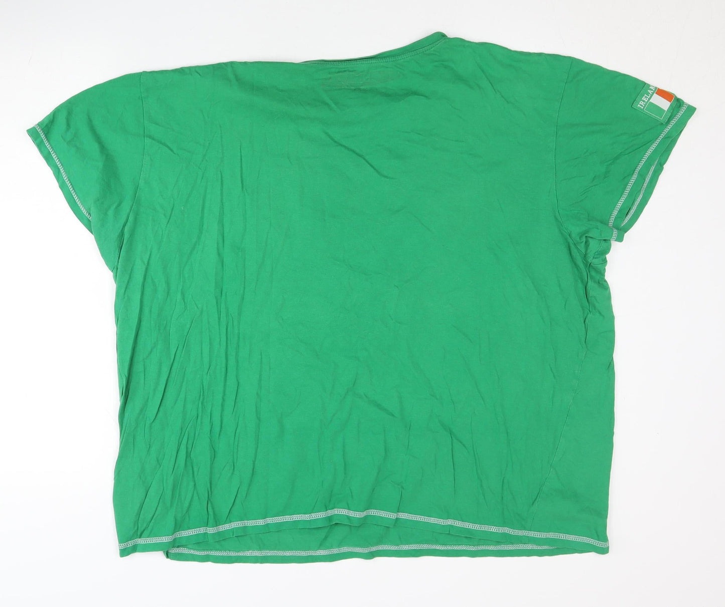 Cedarwood State Unisex Green Ireland Football Graphic T-Shirt 2XL